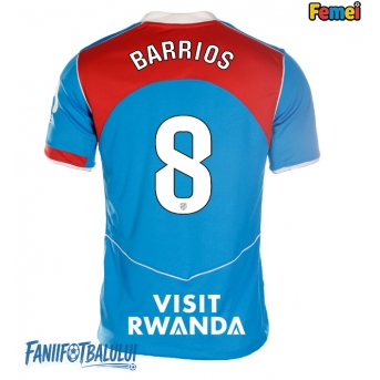Atletico Madrid Pablo Barrios #8 Tricou Fotbal Replică 2025-26 Femei Treilea